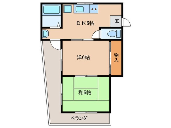 コーポ近藤の物件間取画像